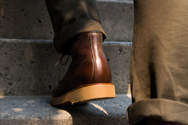 Derby Boot Brown Oiled Calf - VIBERG