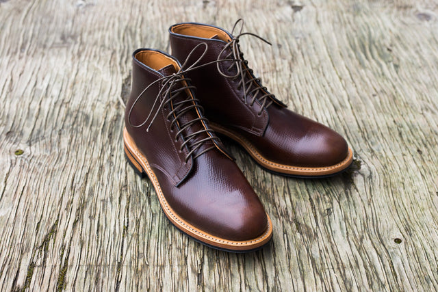 Derby Boot Mahogany Boxboard Shell Cordovan - VIBERG