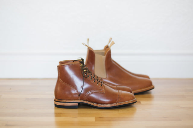 Service Boot & Chelsea Natural Shell Cordovan - VIBERG