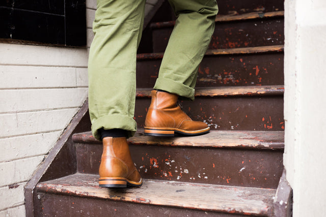 Service Boot Honey Tanned Horsehide - VIBERG