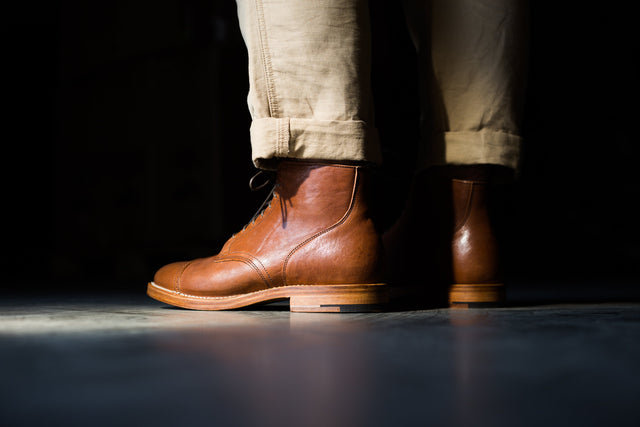 Service Boot Tan Horsehide - VIBERG