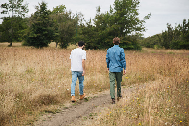 Service Boot Brown Oiled Calf & Anise Reverse Kudu - VIBERG