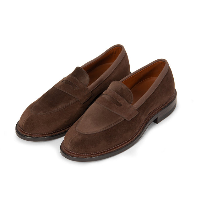Bristol Loafer - Sepia Janus Calf Suede - VIBERG