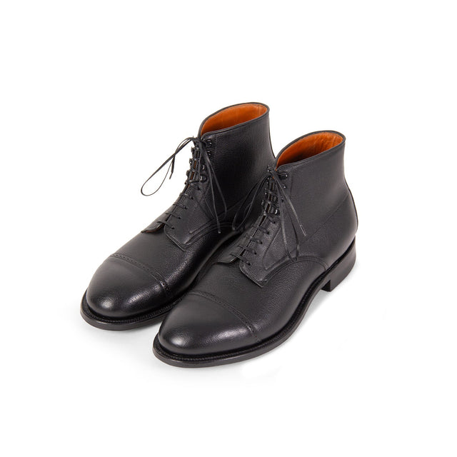 Navvy Boot - Black Tanganiyka (Pre - Order) - VIBERG