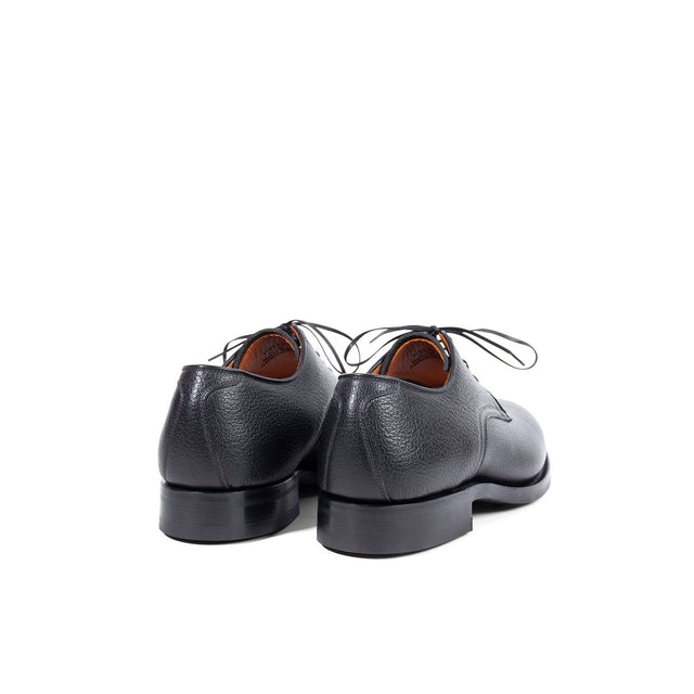 Navvy Cut Shoe - Black Tanganiyka - VIBERG