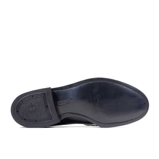 Navvy Cut Shoe - Nero Kangaroo - VIBERG