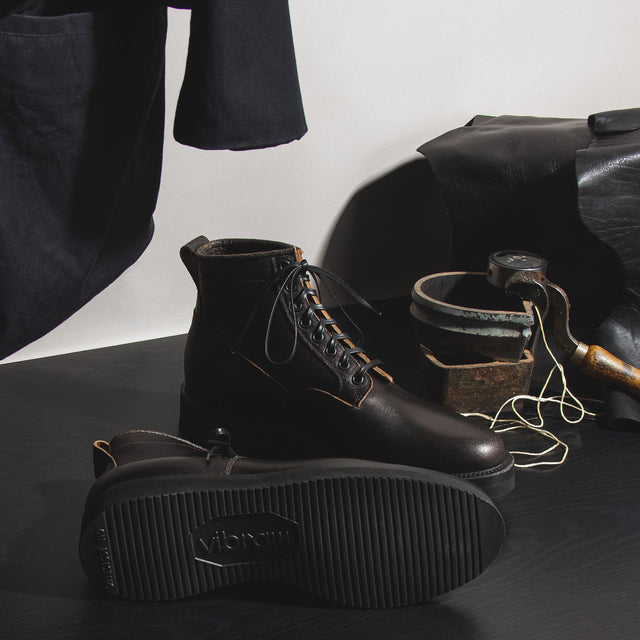 Scout Boot - Black Waxed Flesh - VIBERG