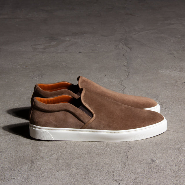 Slip On - Bison Janus Calf Suede - VIBERG