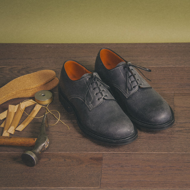 Rockland Blucher - Charcoal Waxy Commander - VIBERG