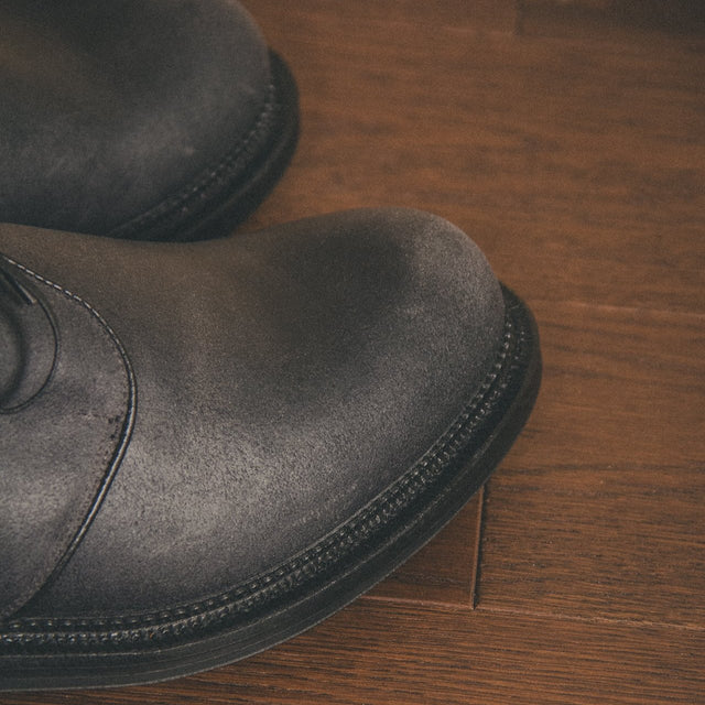 Uplands Boot - Charcoal Waxy Commander - VIBERG