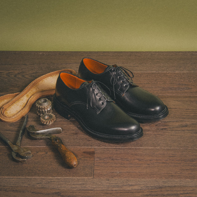 Rockland Blucher - Black French Calf - VIBERG