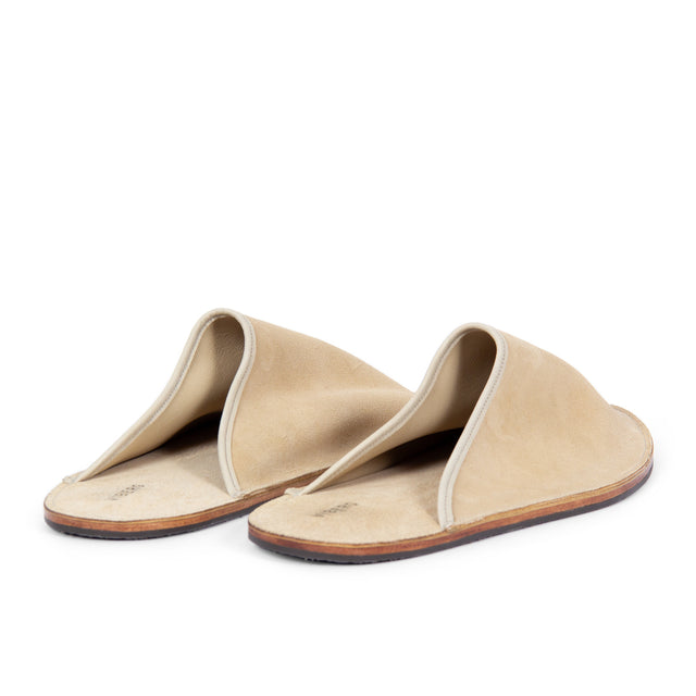 Slide - Desert Sand Janus Calf Suede