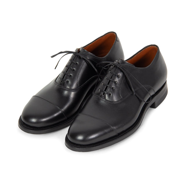 Bastion Oxford - Black Vocalou Calf - VIBERG