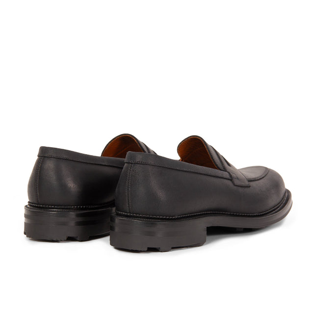 Bristol Loafer - Black Waxy Commander - VIBERG