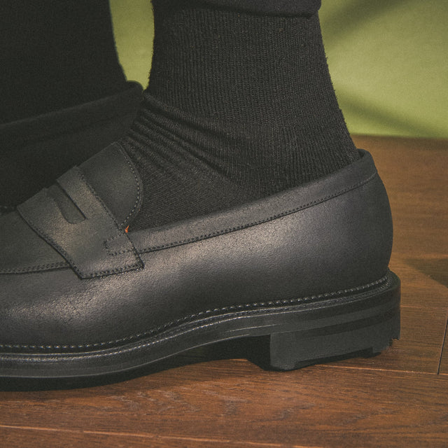 Bristol Loafer - Black Waxy Commander - VIBERG