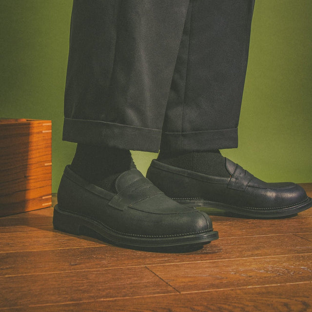 Bristol Loafer - Black Waxy Commander - VIBERG