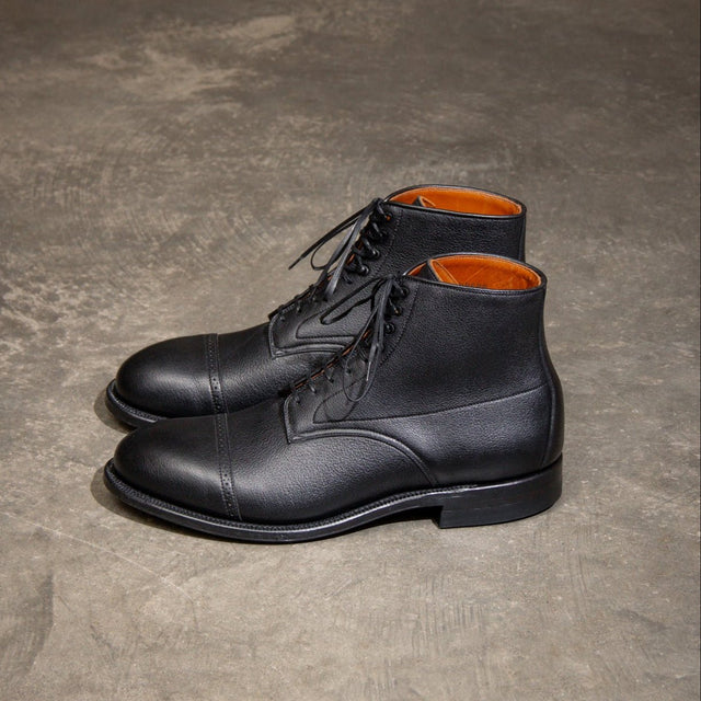 Navvy Boot - Black Tanganiyka (Pre - Order) - VIBERG