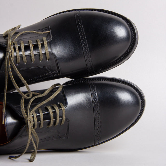 Navvy Cut Shoe BCT - Black Kangaroo - VIBERG