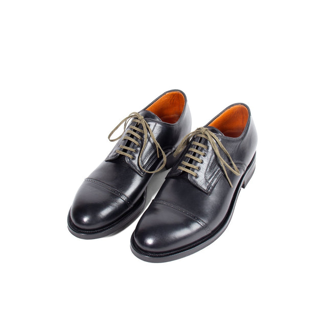 Navvy Cut Shoe BCT - Black Kangaroo - VIBERG