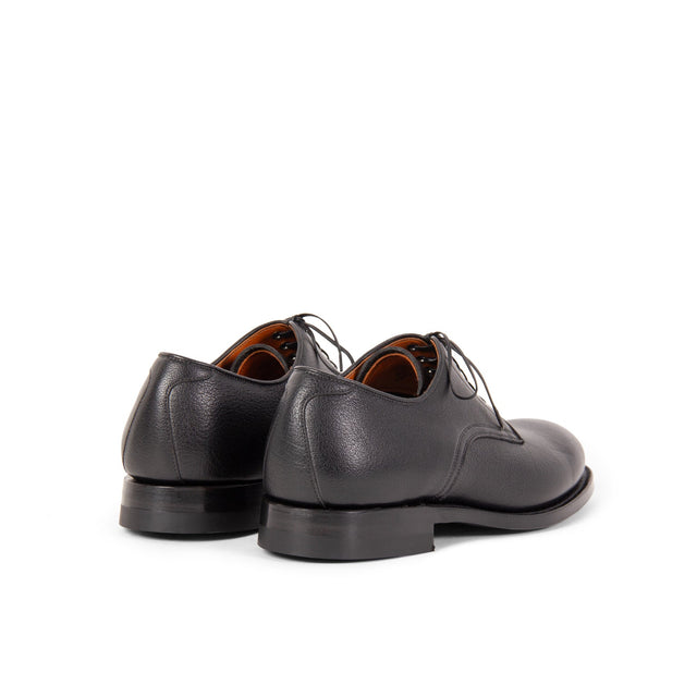Navvy Cut Shoe - Black Tanganiyka (Pre - Order) - VIBERG