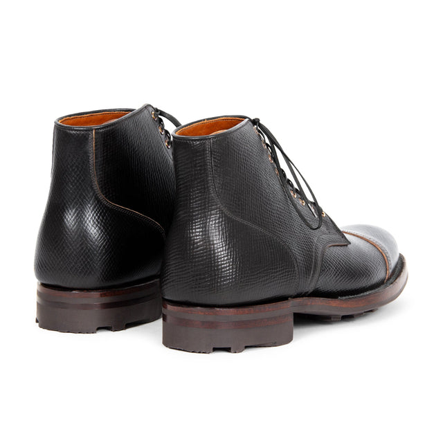 Service Boot® 2030 BCT - Black Hatchgrain Shell Cordovan® (Preorder) - VIBERG