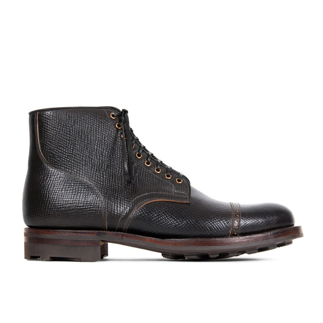 Service Boot® 2030 BCT - Black Hatchgrain Shell Cordovan® (Preorder) - VIBERG