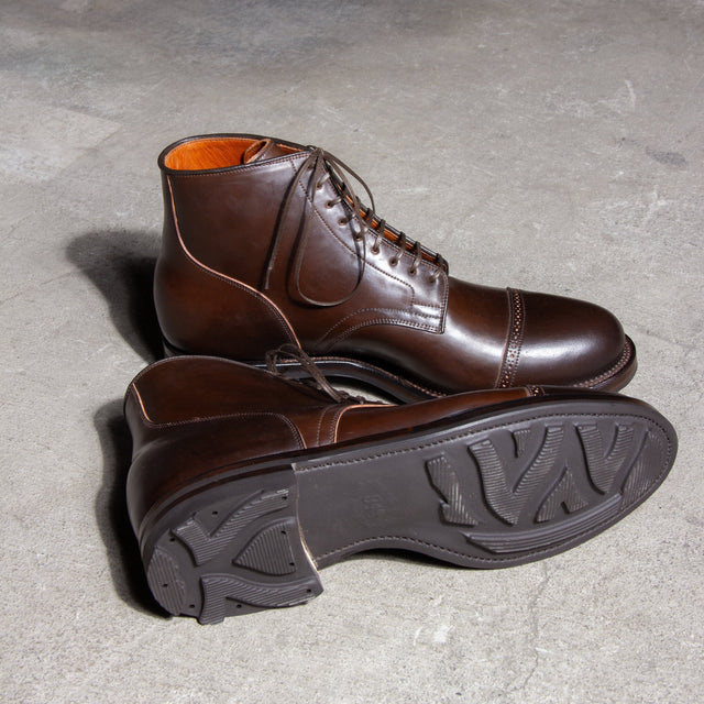 Service Boot® 2030 BCT - Dark Cognac Shell Cordovan (Preorder) - VIBERG