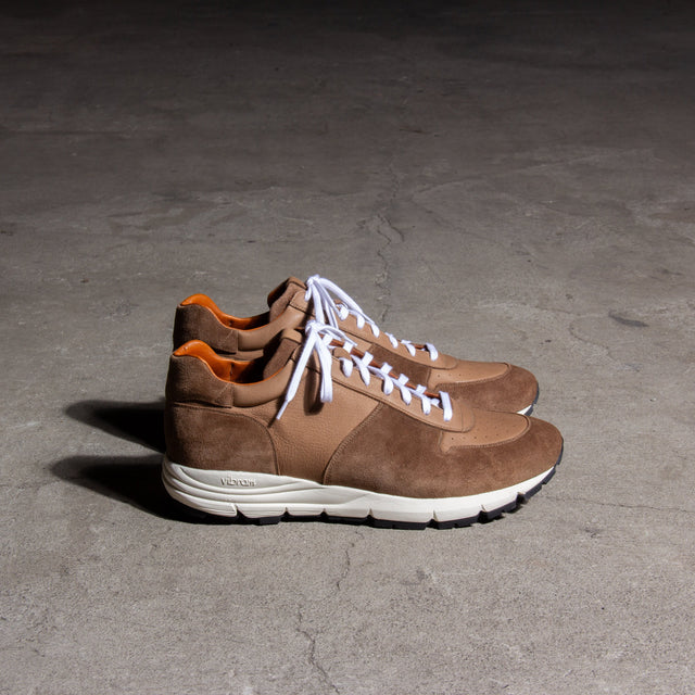 Sneaker - Bison Janus Calf Suede - VIBERG